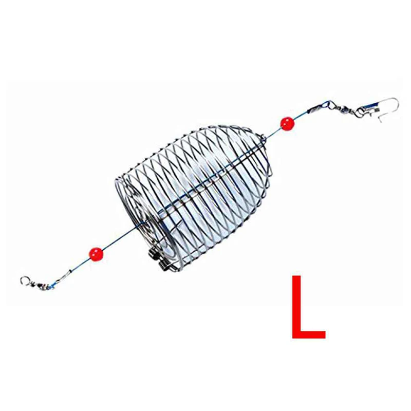 

1pcs stainless steel metal nest trap bait trap cage fishing bait thrower bait cage bait cage