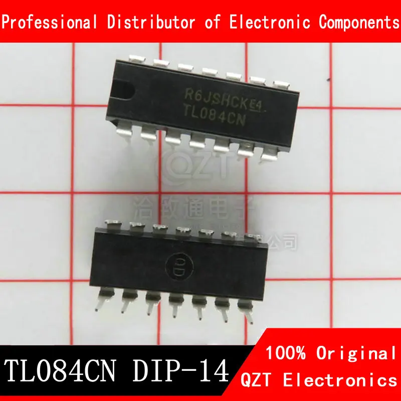 10 шт. TL084CN DIP14 TL084 DIP 084CN новый и оригинальный IC | Электронные компоненты