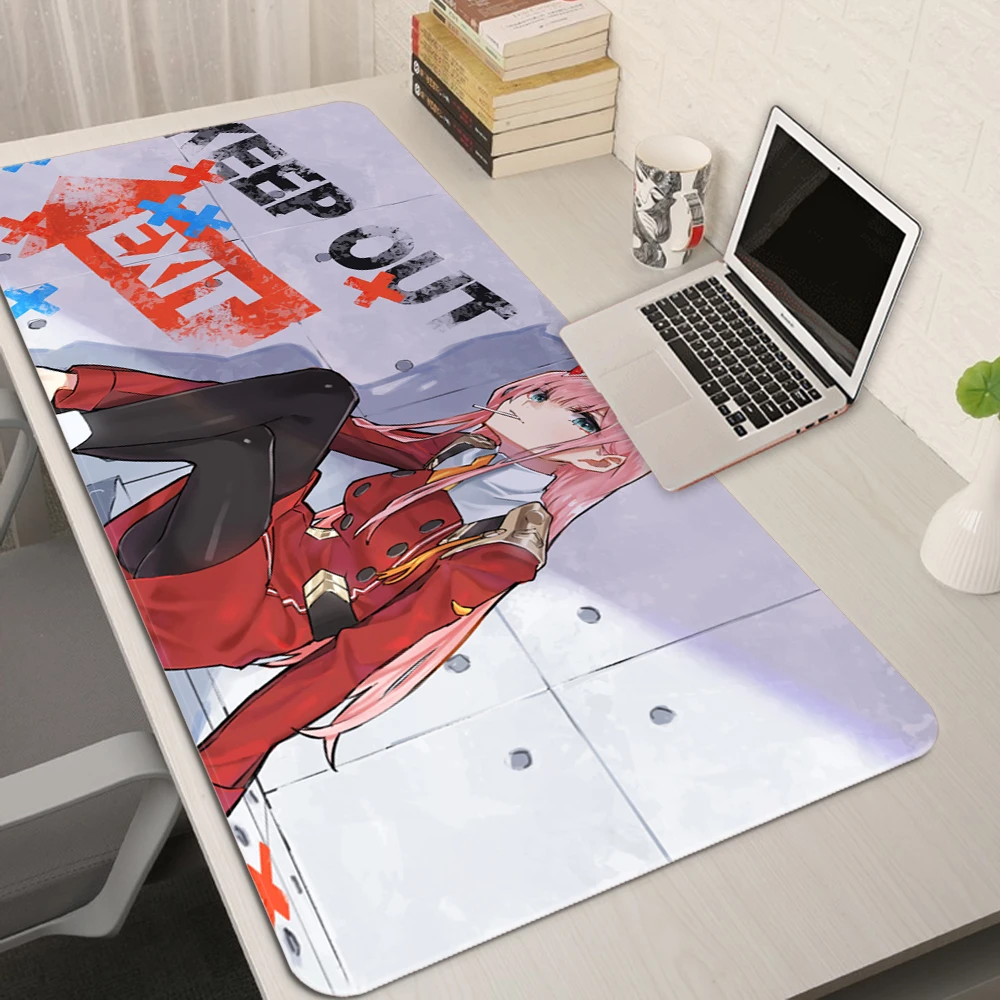 

Mouse Pad Gamer Large New Custom Computer Keyboard Pad Darling In The Franxx Zero Gamer Natural Rubber Carpet Soft Mouse Mat