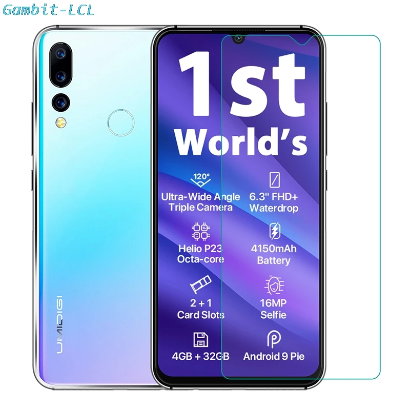 2 шт закаленное стекло для UMIDIGI A5 Pro защита экрана 2.5D 9H на UMI A5Pro Защитная пленка