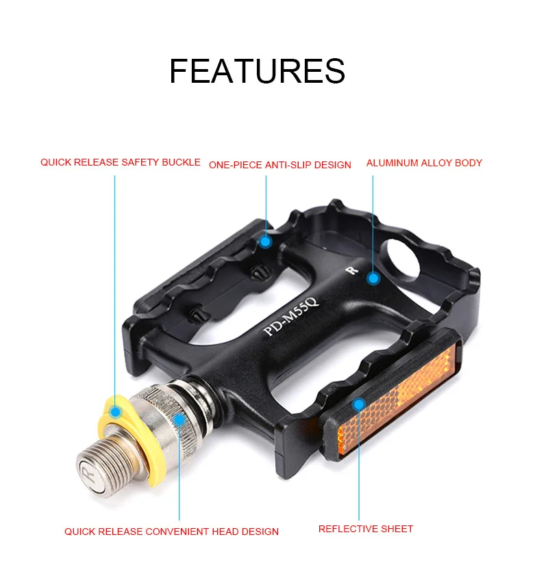 PROMEND Quick Release Bi велосипедная педаль Ультралегкая велосипедная педаль Mtb педали подшипник алюминиевый сплав педали для горного велосипеда