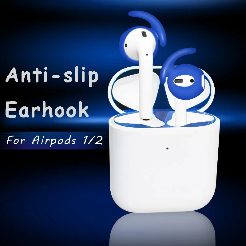 

1 Pairs Ear Hook Earbud Headset Cover Holder For Airpods 1/2 Sport Anti-slip Earphone Cover Case Earphone Accessories