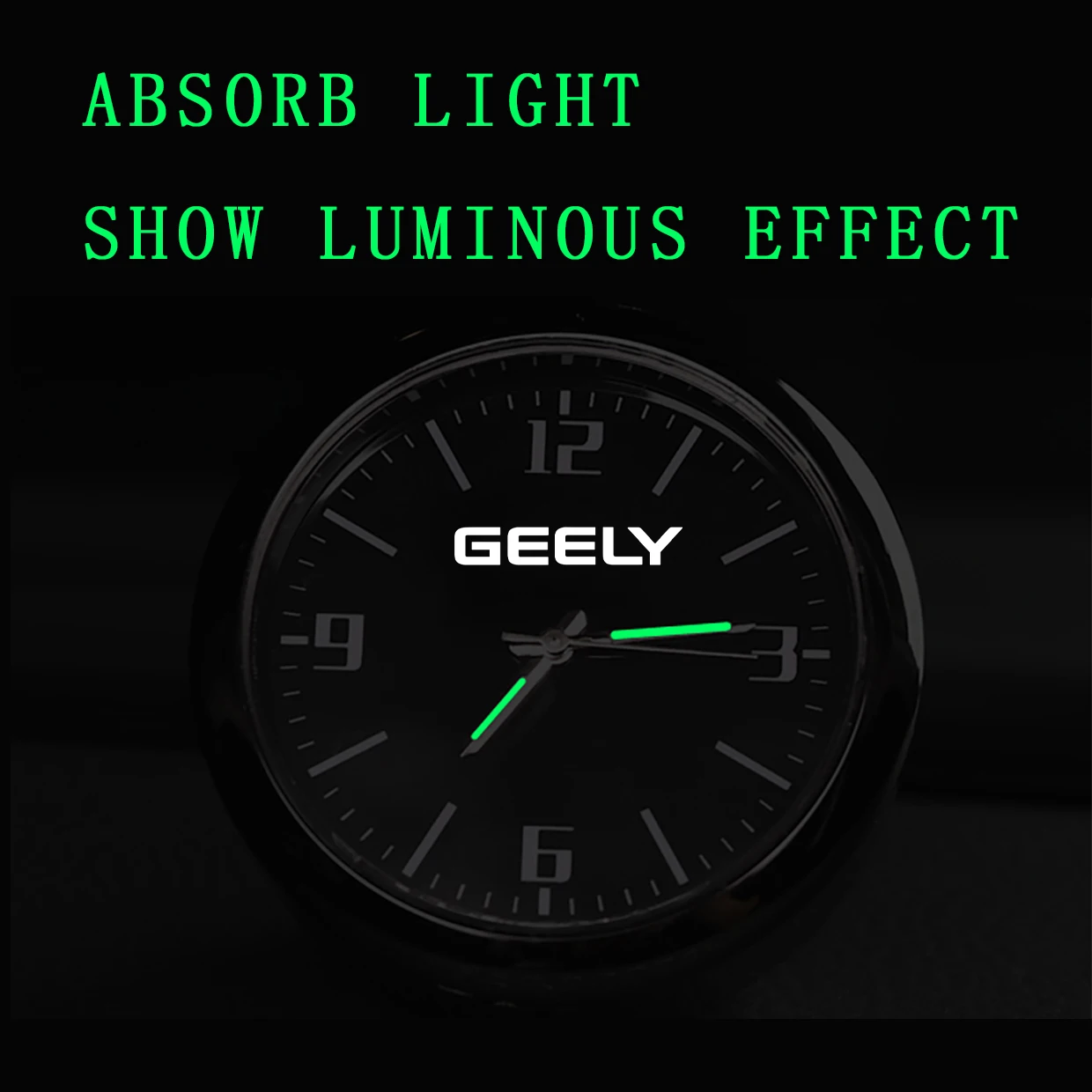 Автомобильный орнамент автомобильные часы кварцевые для Geely Gleagle Azkarra BINRAY Coolray