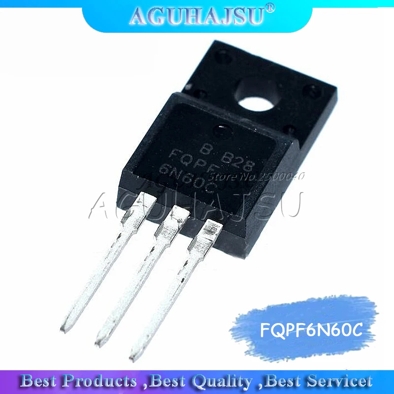 10 шт. FQPF6N60C TO 220 6N60C 6N60 TO220 FQPF6N60 новинка оригинал|Интегральные схемы| |