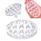 Овальный держатель-подставка для тату и пигментных чернил, профессиональный органайзер для тату-машинки, стойка для крышек, аксессуары для перманентного макияжа