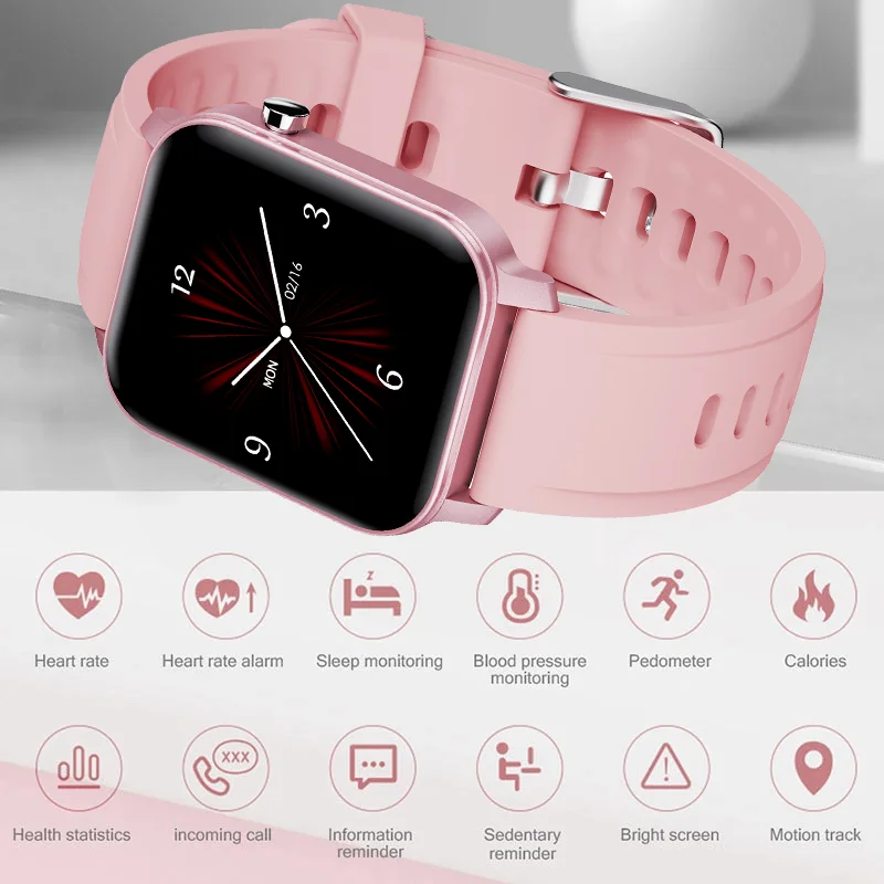 

New 1.4 Inch Smart Watch Men Women Child Full Touch Swim Waterproof Blood Pressure Pedometer Smart Clock Multi-Sport Smartwatch