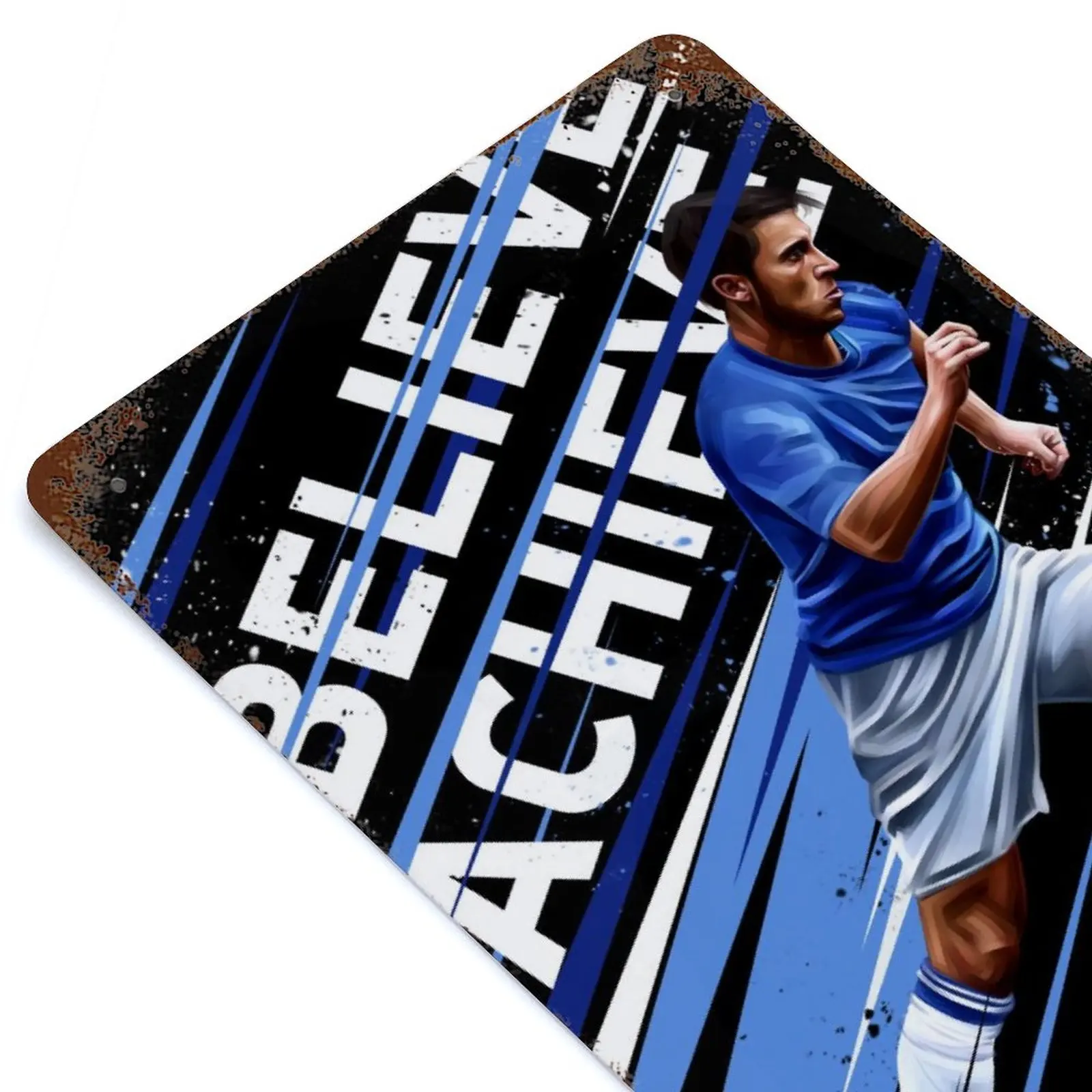 

Believe Achieve Printed Retro Metal Poster Decor Home Wall Decoration Tin Sign Plaque