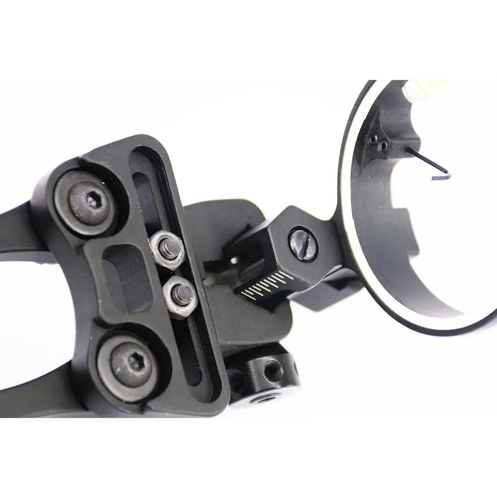 GloryStar Professional Archery 1 Pin Bow Sight Micro-adjust Compound Sights Arrow Equipment Supplies | Спорт и развлечения