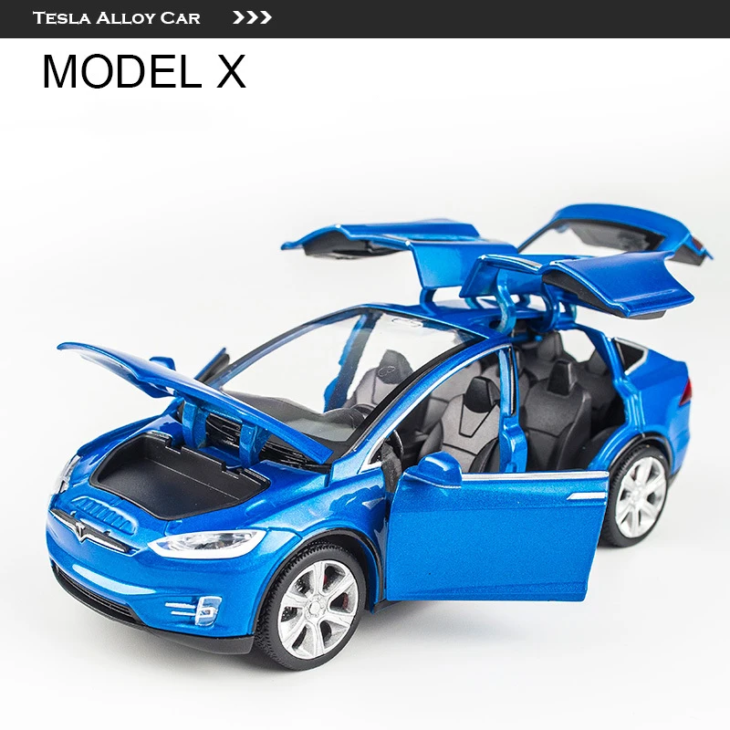 Новинка 1:32 Tesla модель X 3 S автомобиля из сплава литой и игрушечный автомобиль