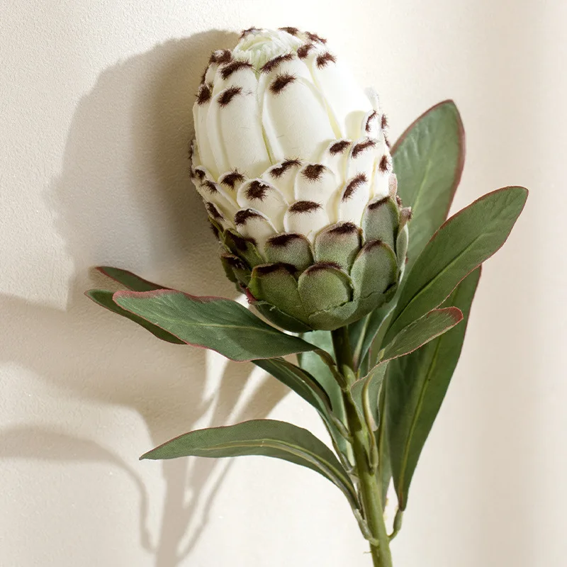 NEW large Artificial Protea Cynaroides silk+plastic flowers for Wedding Decorations wreath fake Plants flores artificiales | Дом и сад