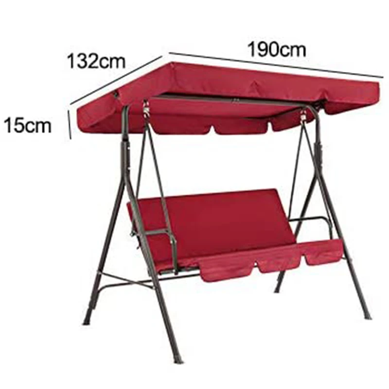 Терраса кресло качалка 2 шт./компл. Универсальный садовый стул пыле 3 Seater