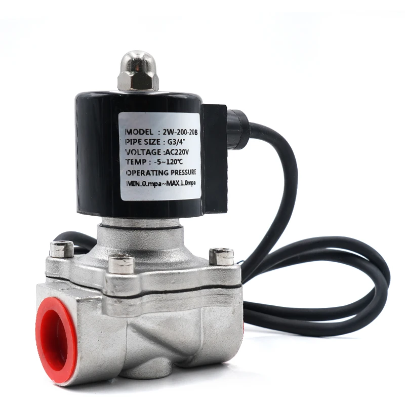 Водяной клапан водонепроницаемый Соленоидный подводный нормально закрытый