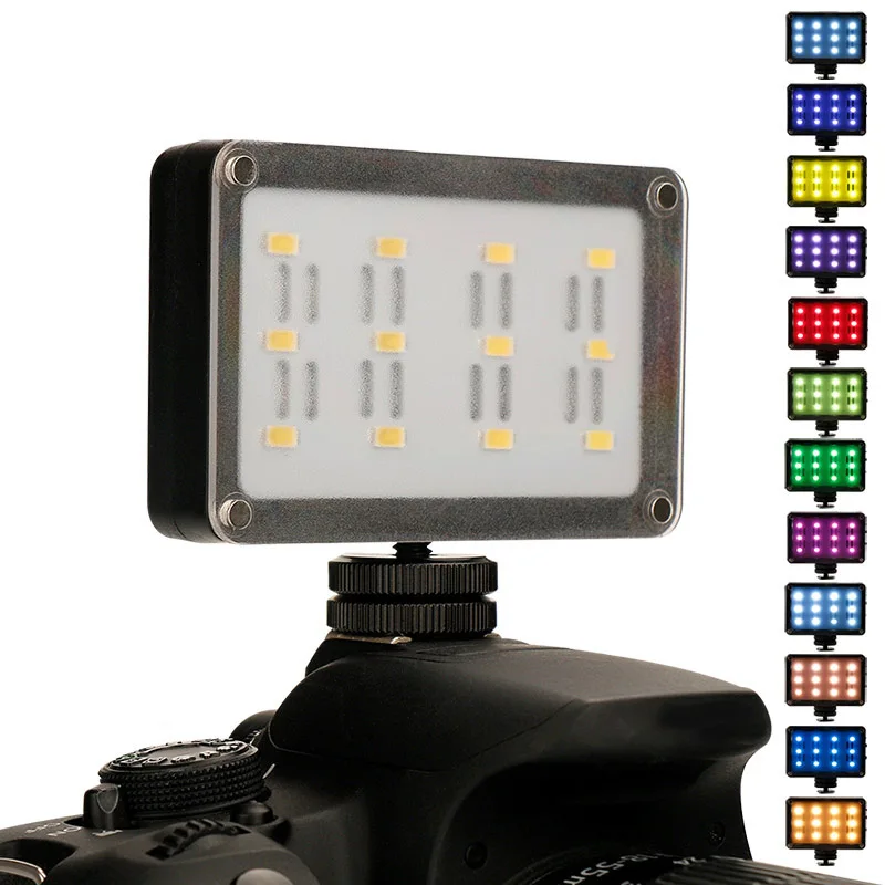 

Mini DSLR Camera Fill Light Adjustable 12 Lamp Beads USB Charging Fill Light for Mobile Phone DQ-Drop