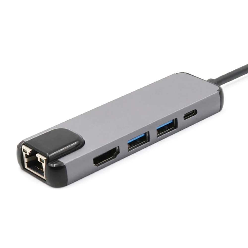Прямая поставка 5 в 1 совместимый с Type C на 4K HDMI USB 3 0 зарядный концентратор адаптер