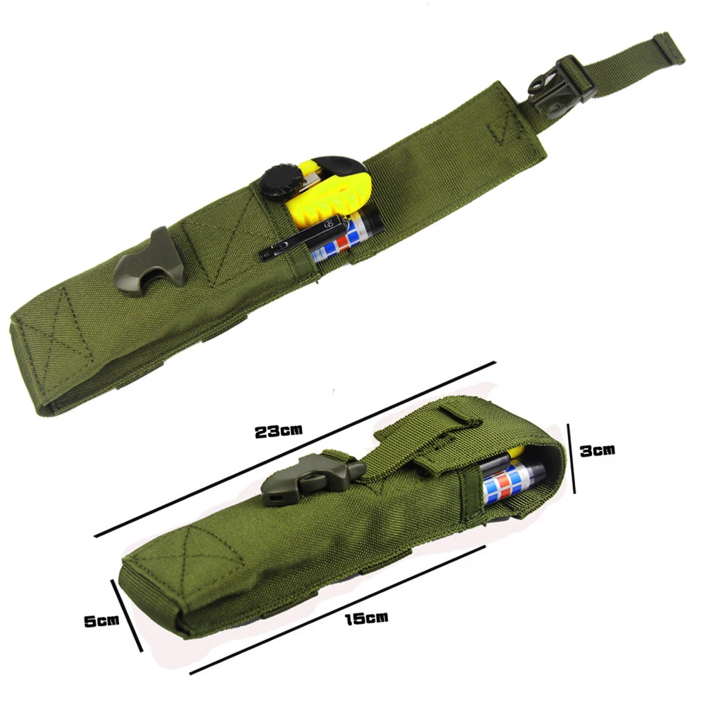 

1pc Flashlight Bag Pouch Holster Bag Case Pack Torch 1000D Nylon Storage Excellent Workmanship Corrosion Resistant