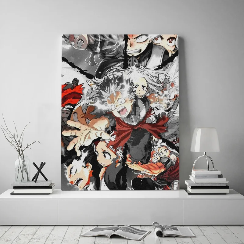 Deku one for all 100 eri Аниме Картина на холсте Декор Настенная картина для спальни