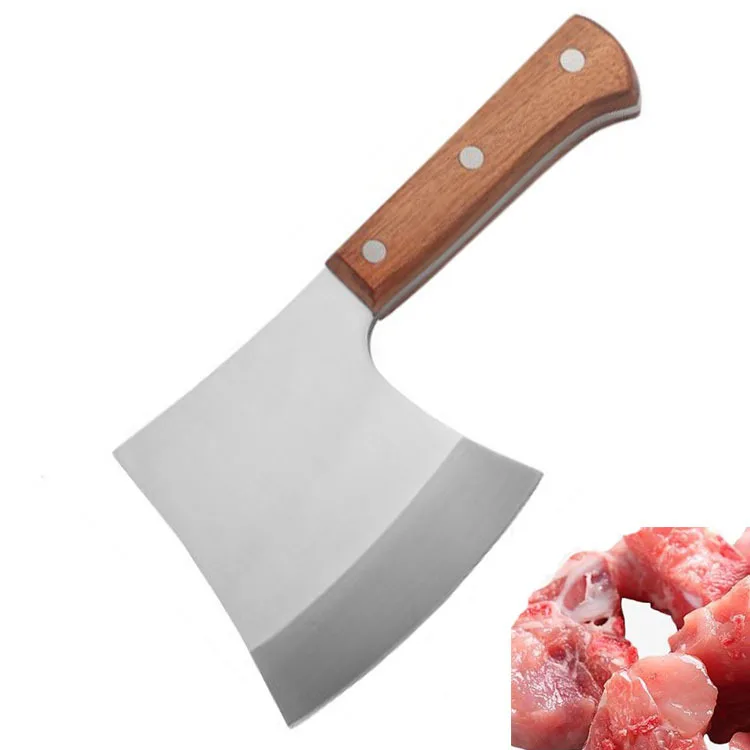 

Кухонный нож для нарезки костей, сверхмощные шеф-ножи, нож для нарезки мяса, нож для нарезки кованых костей ручной работы из нержавеющей ста...