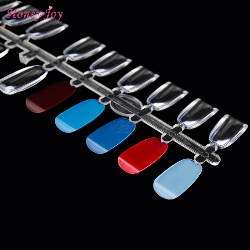 120 шт./лот Pro квадратные накладные ногти для УФ-геля цветной дисплей | Красота и