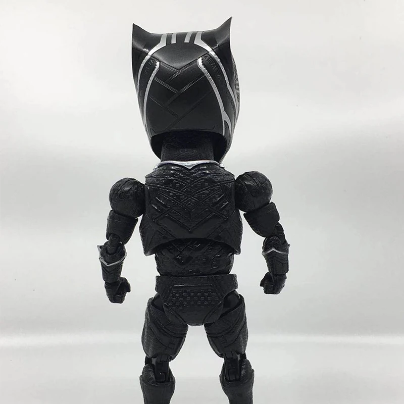 Disney Marvel Мстители Черная пантера с капитаном Америкой щит модель фигурки аниме