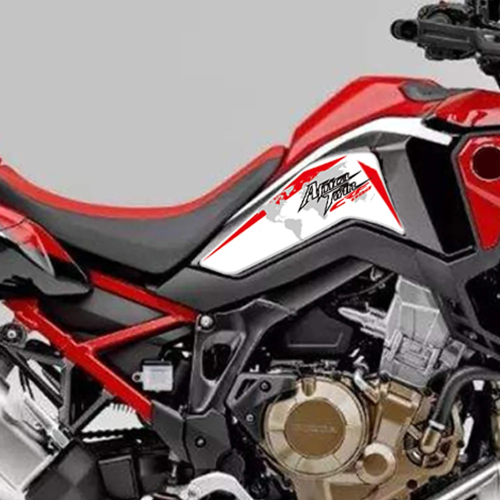 

for Honda CRF1100L CRF 1100L Africa Twin 2020 Motorcycle Fuel Tank Pad Decals Side Box Knee Pad Scratch Protective Stickers