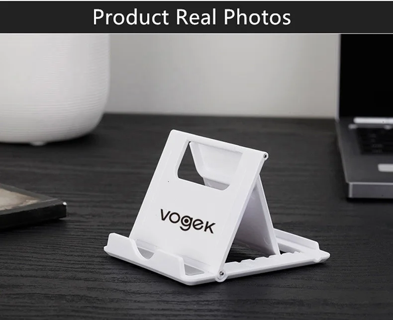 Складной пластиковый держатель для телефона Vogek, подставка для iPhone 7, 8 plus, X, для samsung S9, яркие цвета, подставка для планшета, настольный держатель для телефона