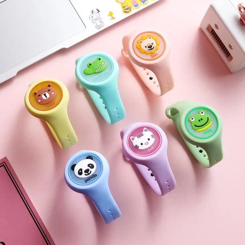 Children's Mosquito Repellent Bracelet/Clip Cartoon Natural Essential Oil Plant Ring Wristband TSLM1 | Дом и сад