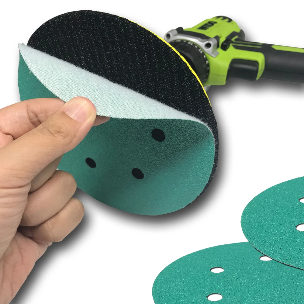 50 шт. 150 мм Профессиональный пленочный шлифовальный диск 6 &quotанти-засоры