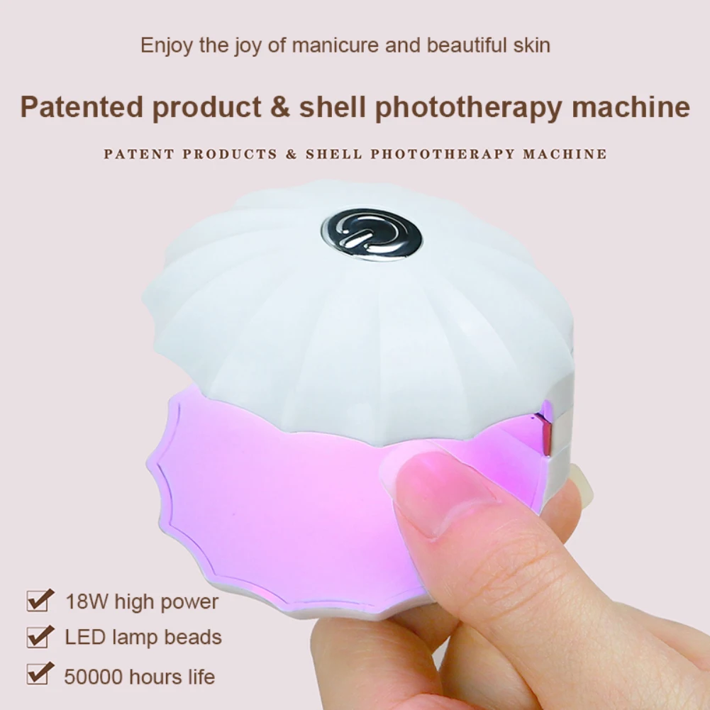 

Mini Nail Dryer UV Lamp Manicure Machine Single Finger Nails Art Tool Gel Polish 18W Nail Dryer LED Nail Lamp Manicure Tools