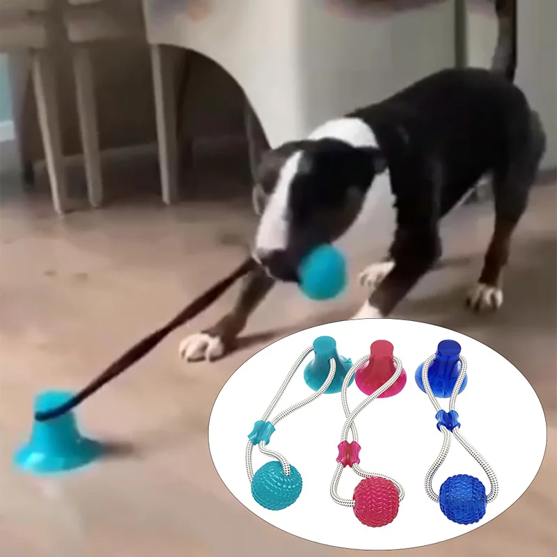 Evilto Многофункциональная игрушка-мяч для жевания домашних животных резиновая