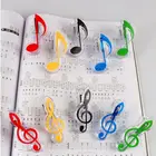 Зажим для записей, пианино, прозрачный, пластиковый