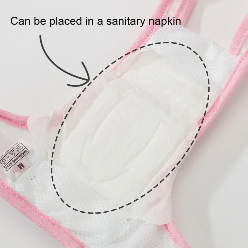 Физиологические штаны для собак моющиеся трусики женщин и одежда менструации