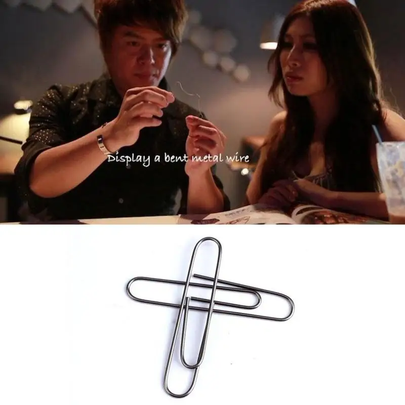 Скрепка Nitinol Memory Change самогнущаяся Иллюзия трюк реквизит ментализм для начинающих