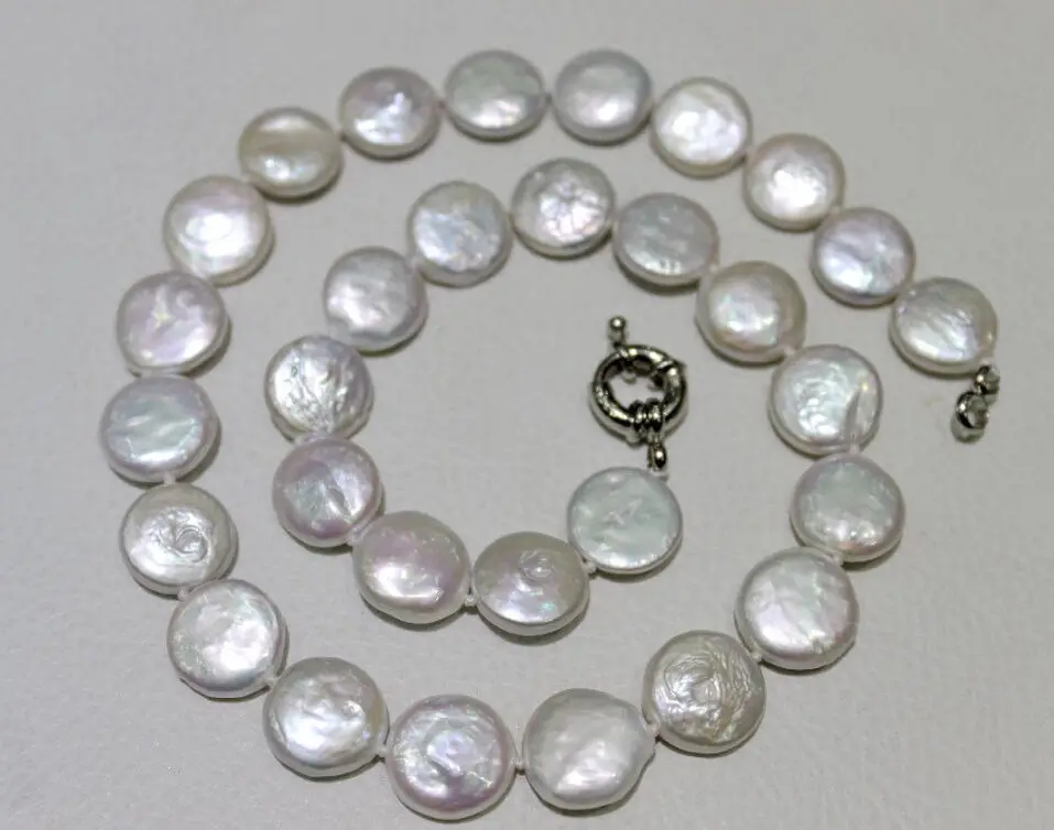 

Ожерелье жемчужное с пресноводным культивированным жемчугом, 17 дюймов, 11-12 мм