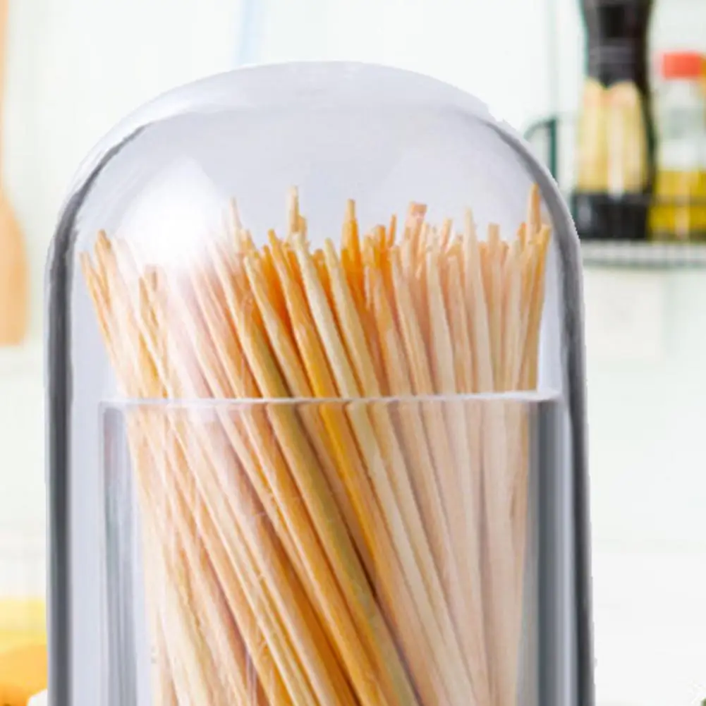 

Toothpick Bottle Elegant Clean Cylindrical Shape Non-toxic Toothpick Holder For Home