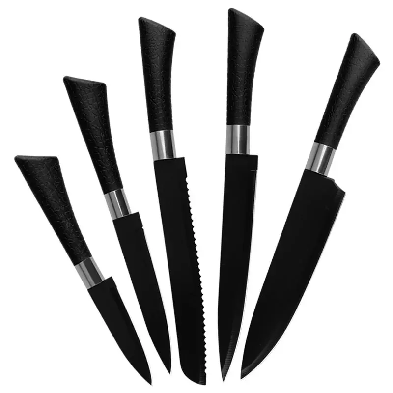 Набор ножей из нержавеющей стали аэрозольной краской нож в форме подковы