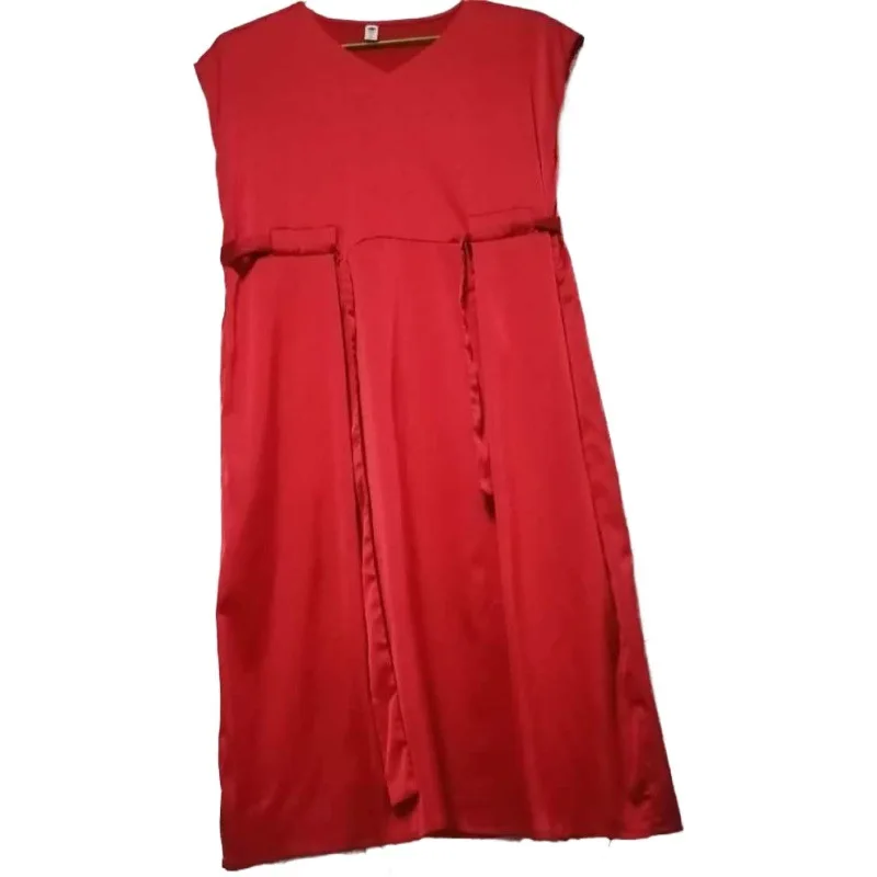 

BacklakeGirls Women Tea-length Red Satin Mother Of The Bride Dress Green Black Elegant Ladies Plus Size Cocktail Dress Bestidos