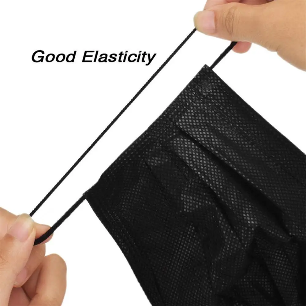 1 шт одноразовые нетканые черный уход за кожей лица маска для полости рта 3 Слои