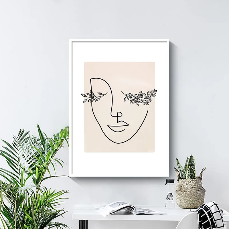 Современные модные фотообои для макияжа настенная Картина на холсте картины