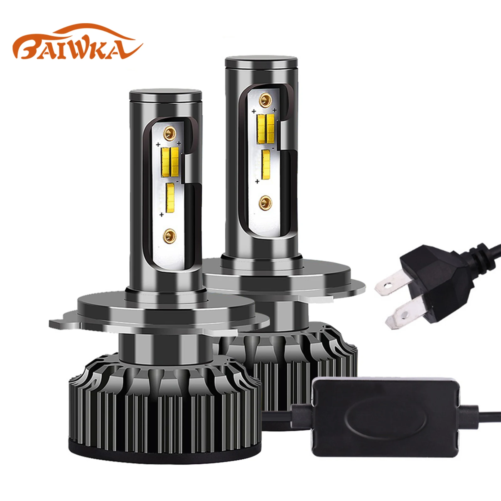 

Сверхъяркие Автомобильные фары TXVS08 LED H1 H7 9005/HB3 H4-H/L H4 H4/9003/HB2 72W 6500K, белый цвет, лм/комплект, стандарт IP68, 2 шт./компл.