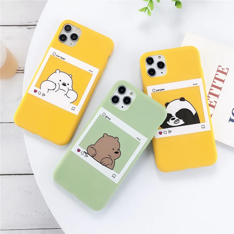 Lovebay для iPhone X XR XS 11 Pro Max 7 8 6 6s Plus чехол телефона милые Мультяшные животные Забавный