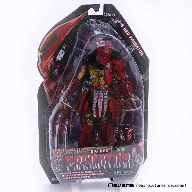 Хищники от компании NECA 2 Vol.7 город Охотник большой красный фальконер хищник ПВХ