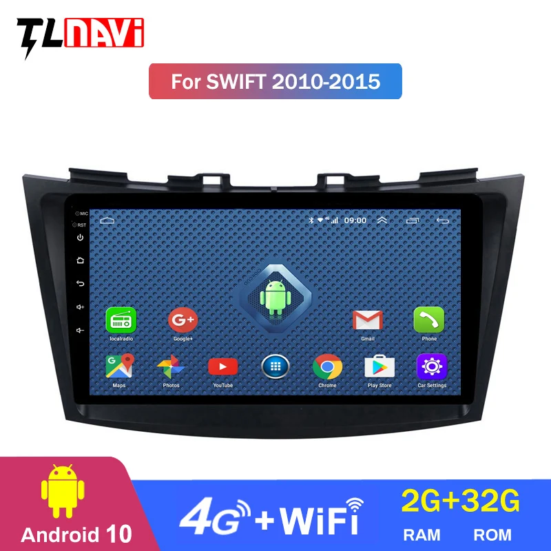 4G Lte 9 дюймов Android 10 автомобильный dvd мультимедийный плеер Радио Видео Аудио Стерео