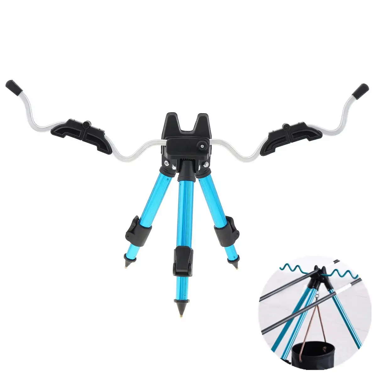 Держатель для удочки утолщенный Телескопический Мини-штатив из алюминиевого