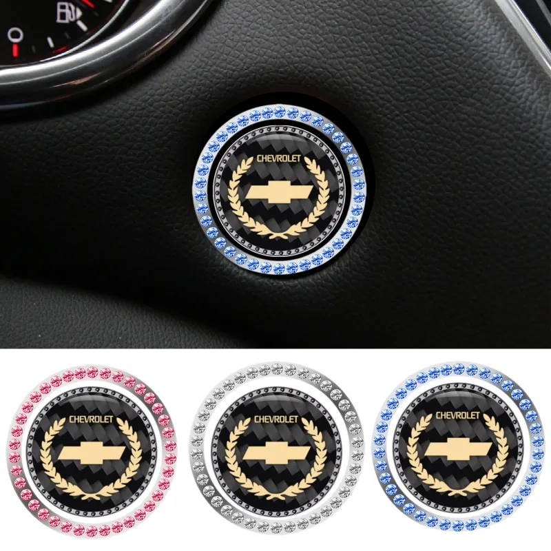 

Car One-click Start Button Sticker for Chevrolet Spark Aveo Orlando Sail Cruze Captiva Monza Lacetti Tracker Tahoe Accessories