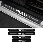 4 шт., наклейки на порог двери для Chevrolet Aveo T200 T250 T300 2021 2020 219 2018 - 2004