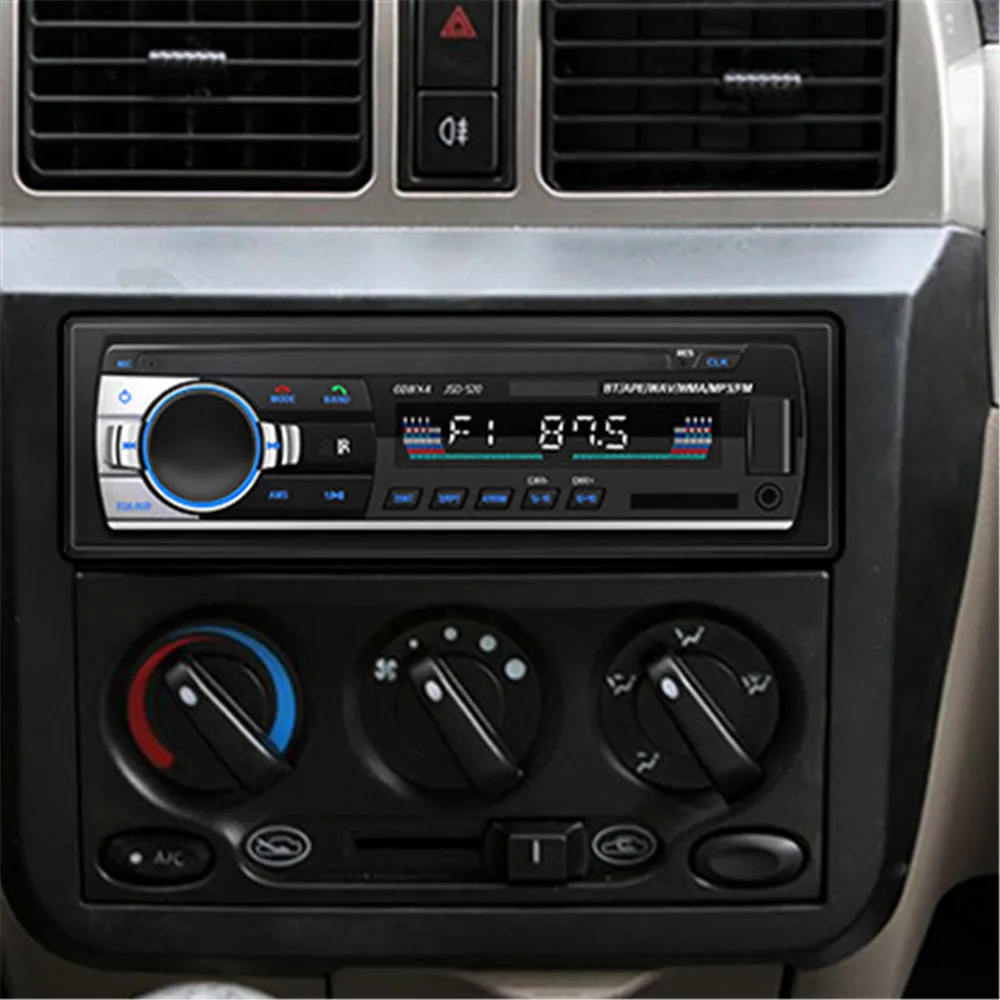 Автомобильный Радио 1 Din 24 в Bluetooth стерео MP4 MP3 автомобильный ЖК-плеер USB AUX RCA MMC U