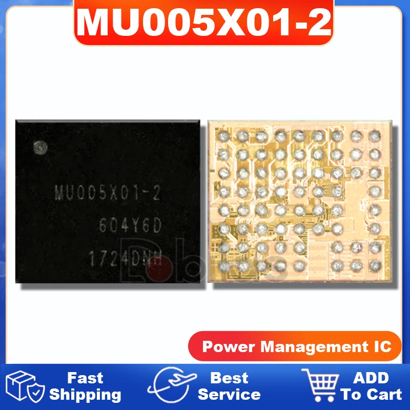 

2Pcs MU005X01-2 For Samsung Power IC BGA PMIC PM IC Power Management Supply Chip Integrated Circuits Chipset