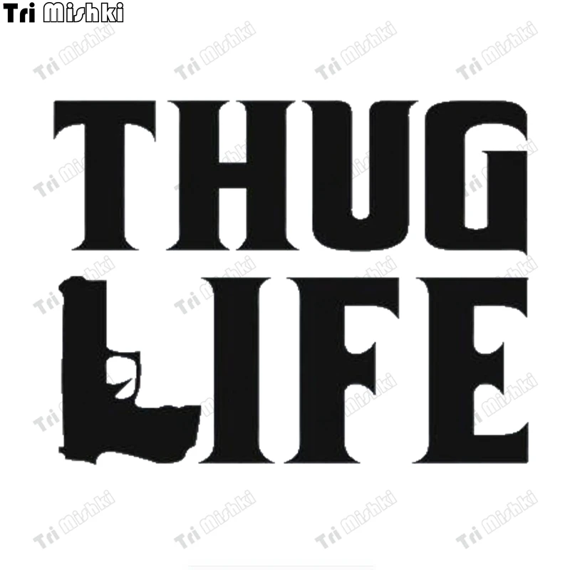 Три мишки HZX1521 наклейка на автомобиль Thug Life виниловые наклейки светоотражающие