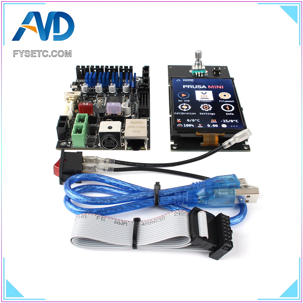 

Prusa Mini Buddy board Clone TMC2209 driver with lcd compatible with Prusa firmware 3.2''and2.8''