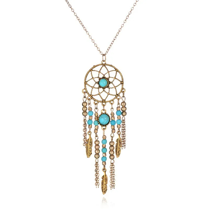 Ловец снов серии сплав Изысканная Текстура полые кисточкой ожерелье|Цепочки| |